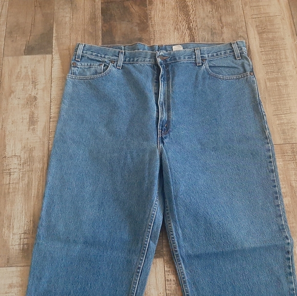 Levi's 540 Orange Tab Relaxed Jeans 90s EUC 42x32 Measures 42x32 - Picture 7 of 12
